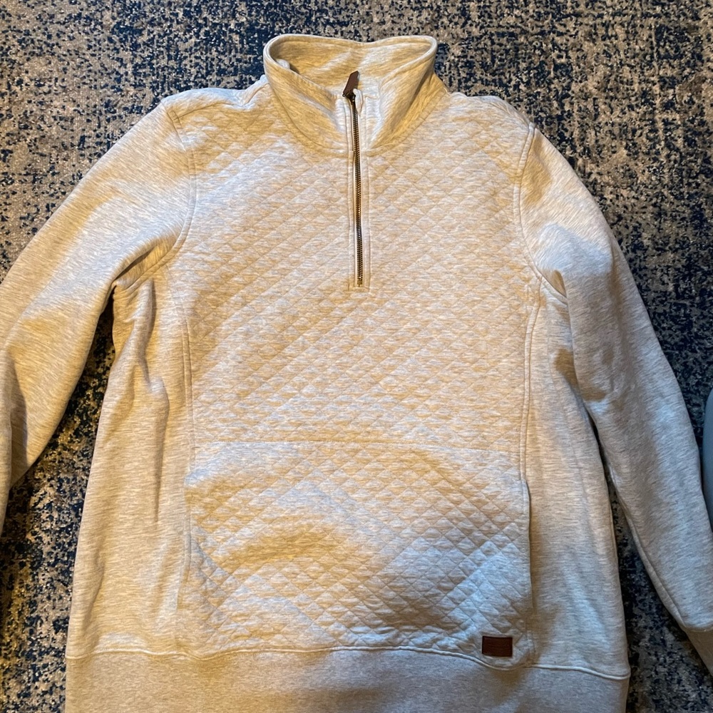 L.L Bean Quilted 1/4 zip
